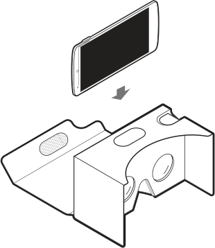 how to insert phone into Google cardboard
