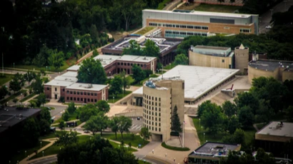 campus from the air